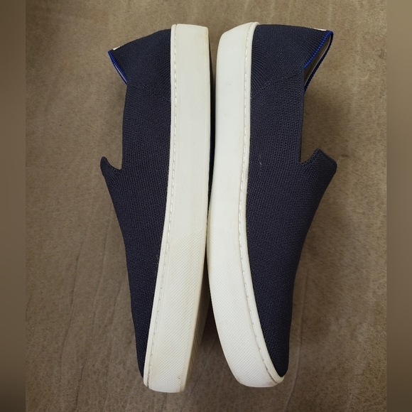 Rothy's The Original Slip On Sneaker In Dark Navy Size Womens 9.5 - Picture 6 of 8